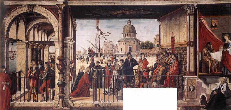 CARPACCIO, Vittore Arrival of the English Ambassadors g china oil painting image